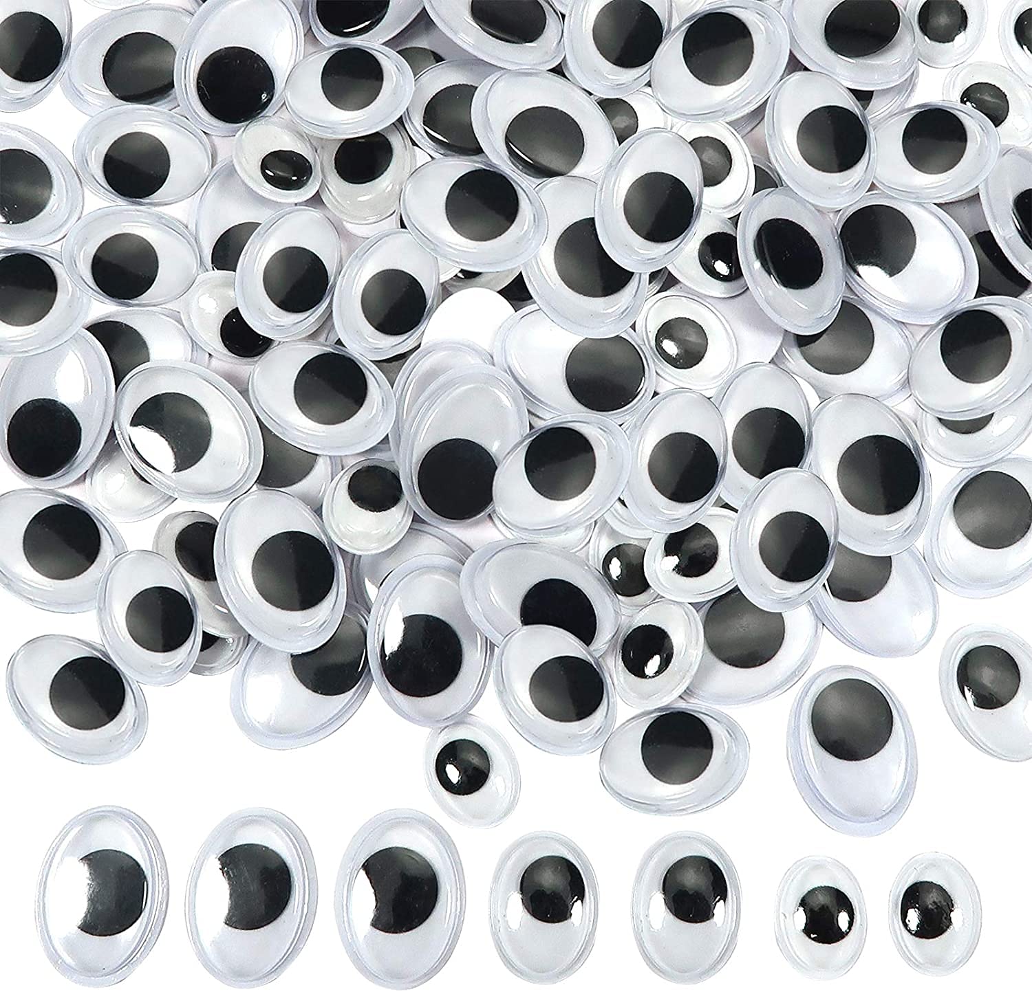 Googly Eyes- Oval  14 x 19mm