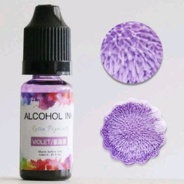 3D Alcohol ink - Violet