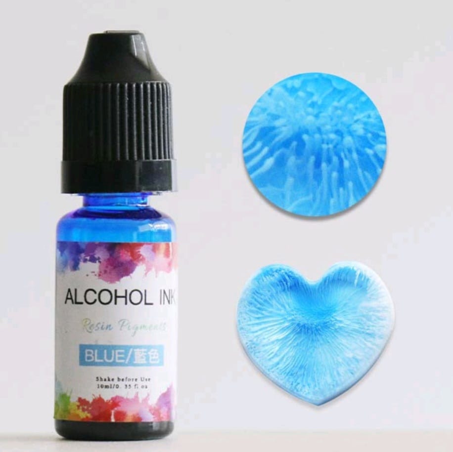 3D Alcohol ink - Blue