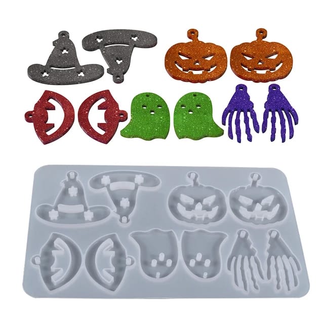 5X2 Halloween jewellery & Earings mould