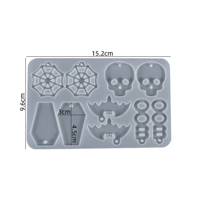 5X2 Haunted jewellery & Earings mould