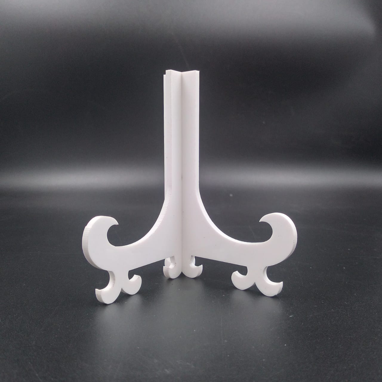 Black Acrylic Clock Stand 4 Inch