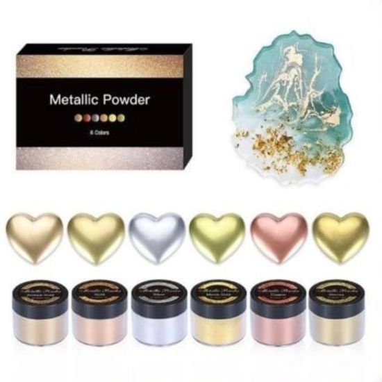 Metallic Powder set of 6 shades