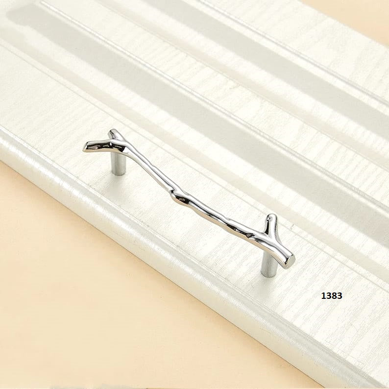Premium Tray Handles- silver Stem