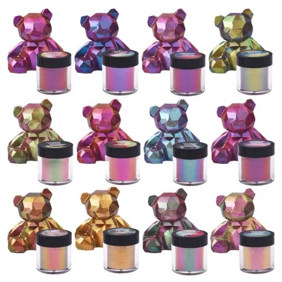 Mirror Chameleon Mica Powder set of 12 shades