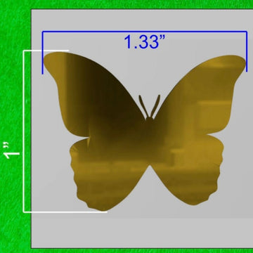 Acrylic Butterfly Cutout Set of 6 mini