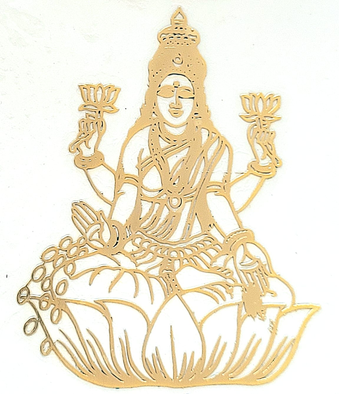 Metal sticker- Detailed Laxmiji