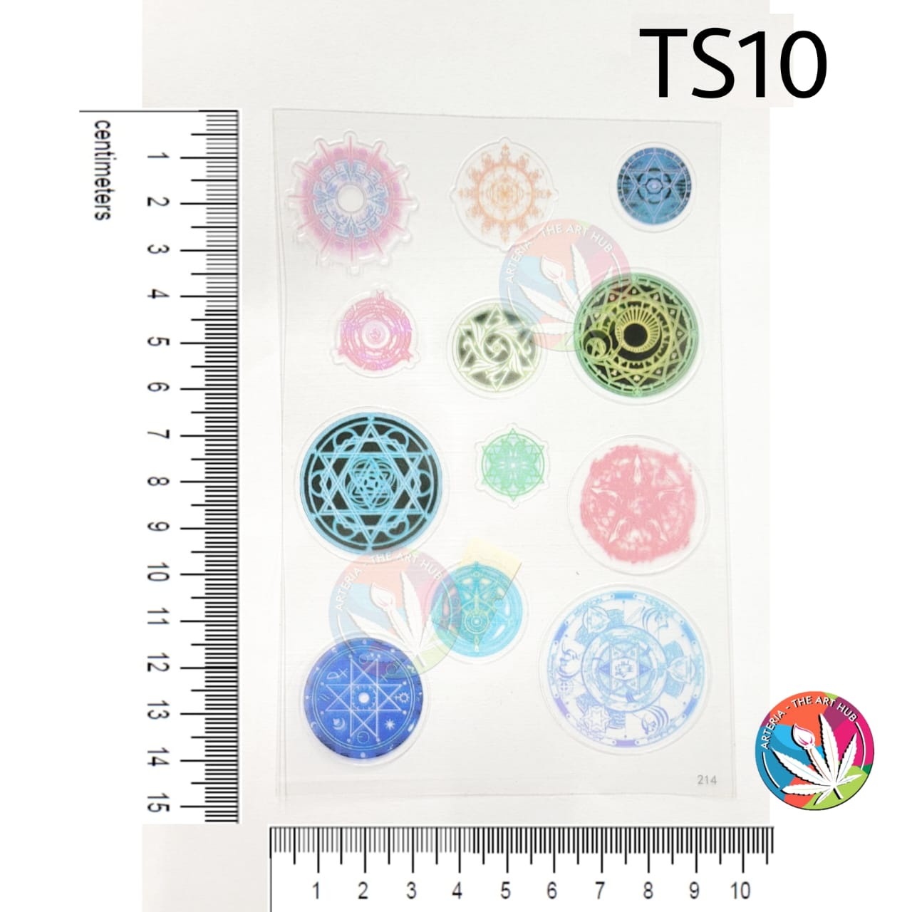 Transparent Stickers- Chakras