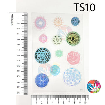 Transparent Stickers- Chakras