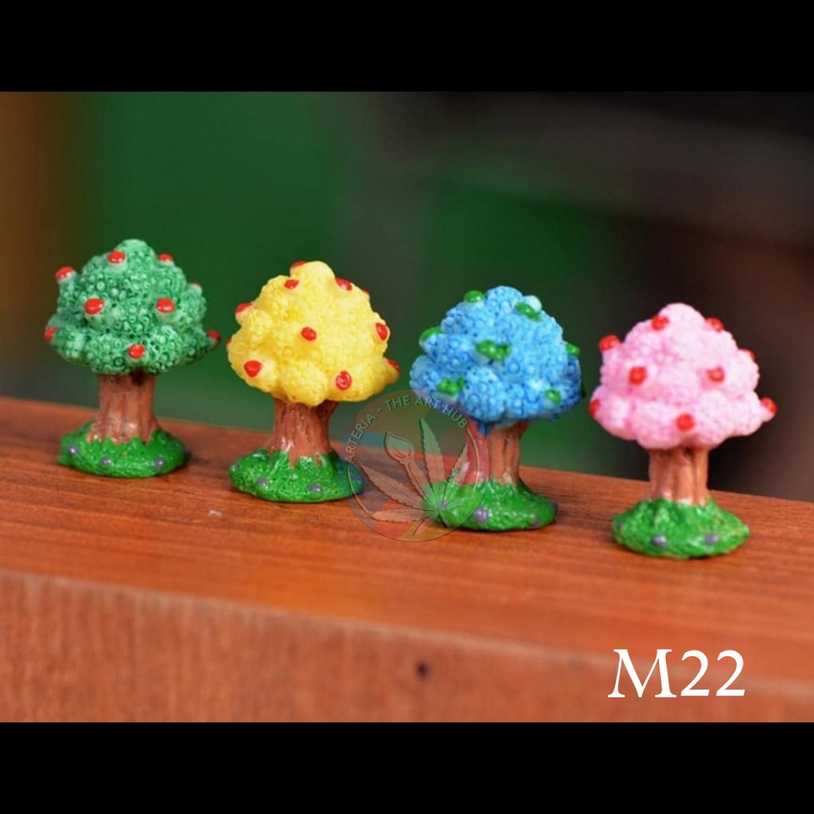 Apple Tree Miniatures. Set of 4