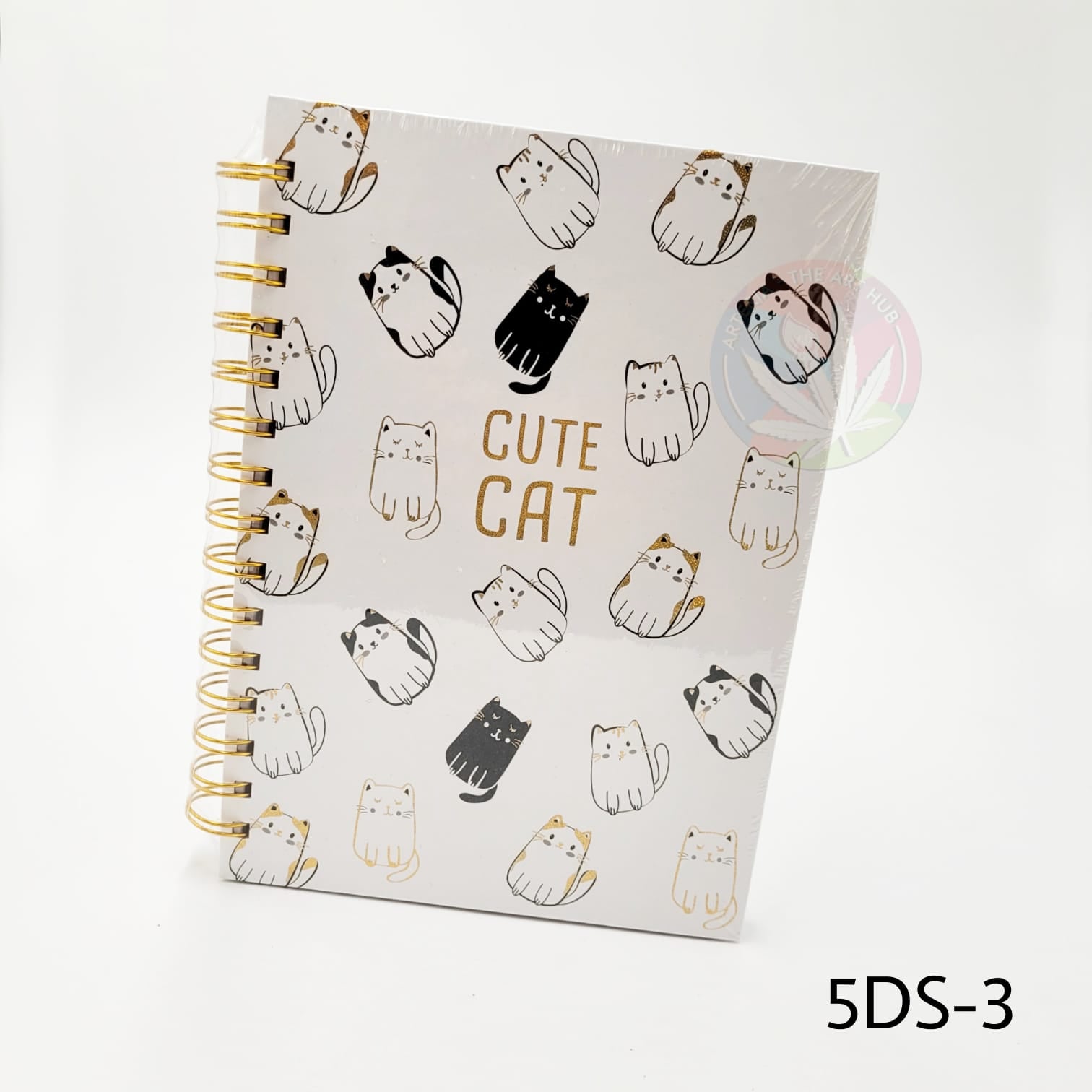 Quirky A5 Spiral Diary-  Cute Cats