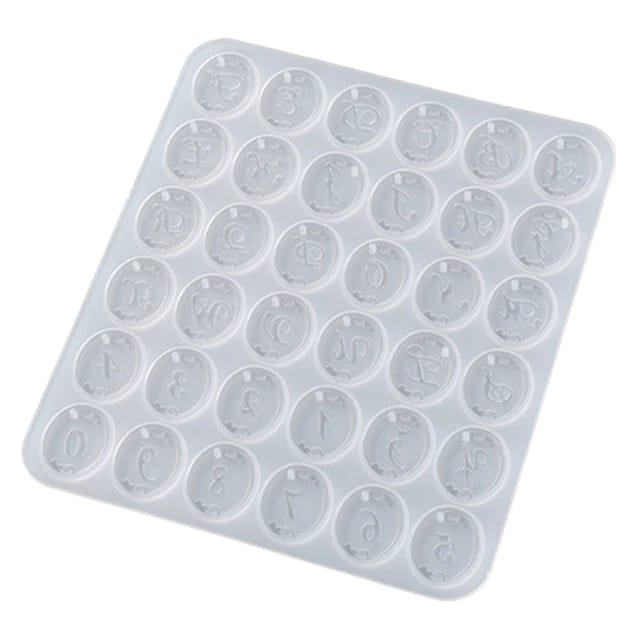 Numbers Alphabets mould- Charms