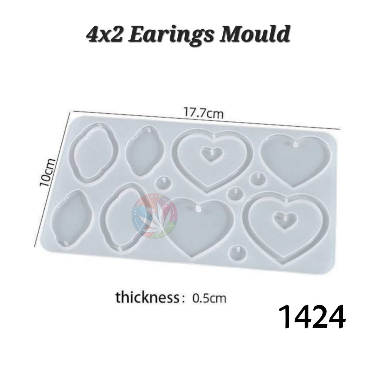 4x2 Earings mould
