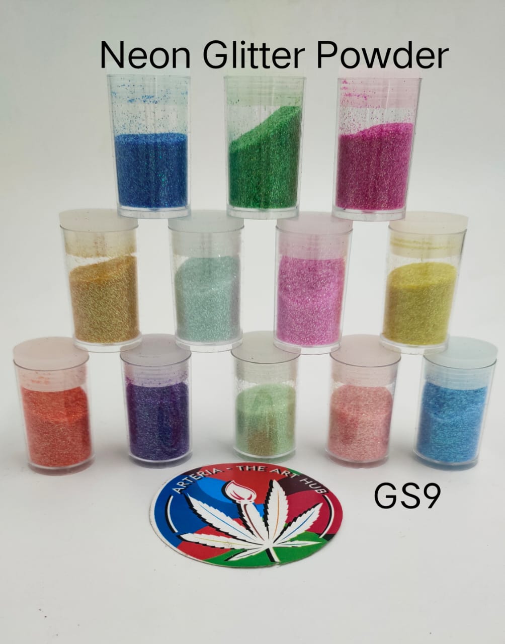 New Neon Glitter Powder Set of 12