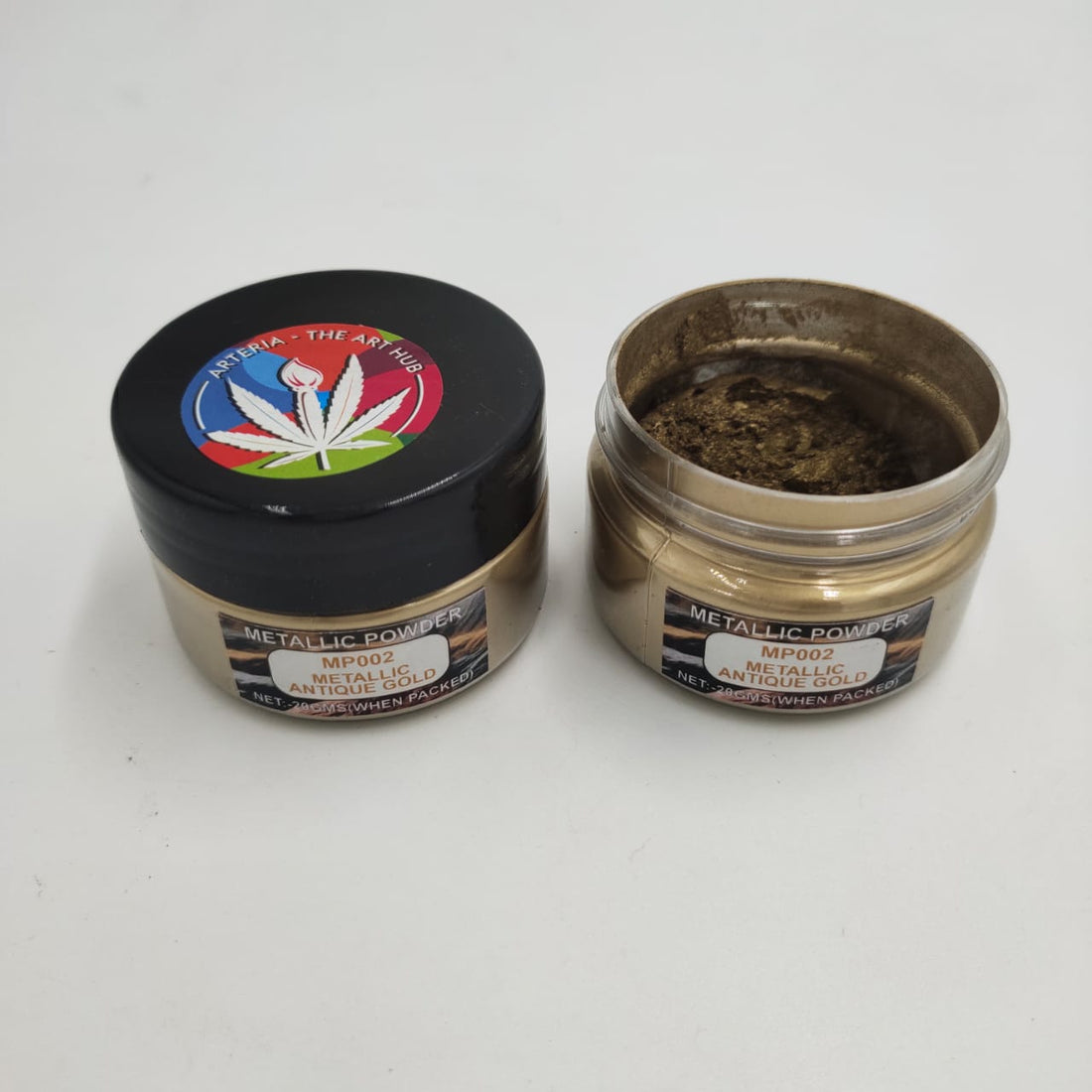 Mica- Floating Antique Gold