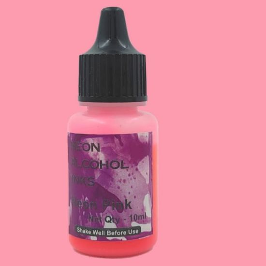 Neon Alcohol ink - Neon Pink