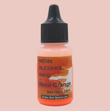 Neon Alcohol ink - Neon Orange