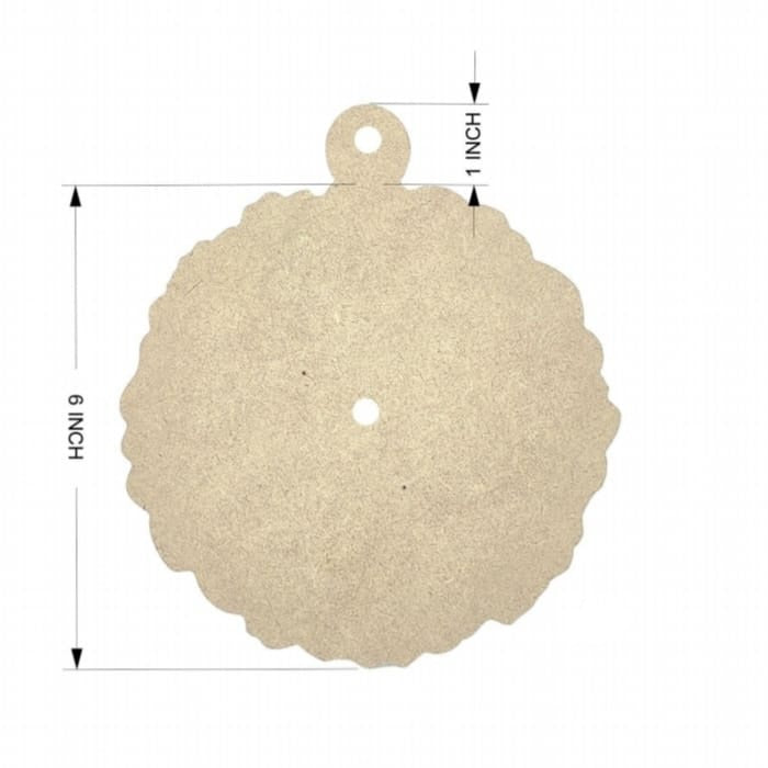 Mdf 6" Agate Hanging Clock Base
