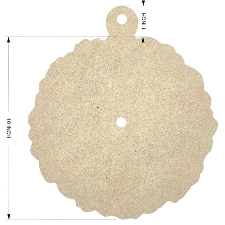 Mdf 10" Agate Hanging Clock Base