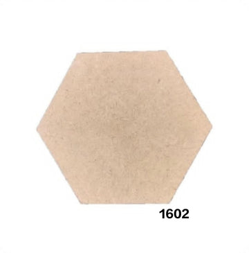 Hexagon Mdf Coaster- 4 Inch