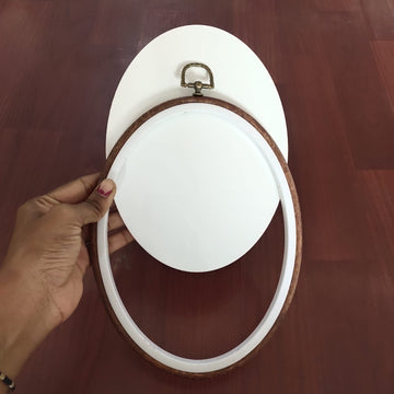 Oval Embroidery Ring Medium