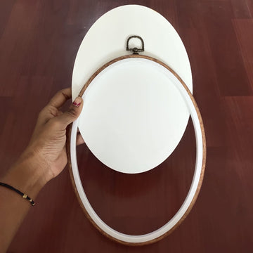 Oval Embroidery Ring XL