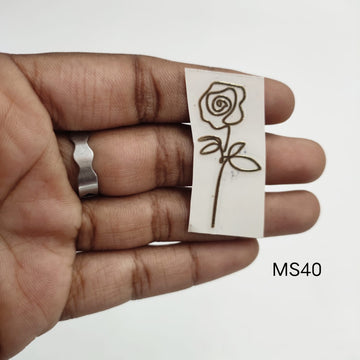 Metal sticker- Rose3