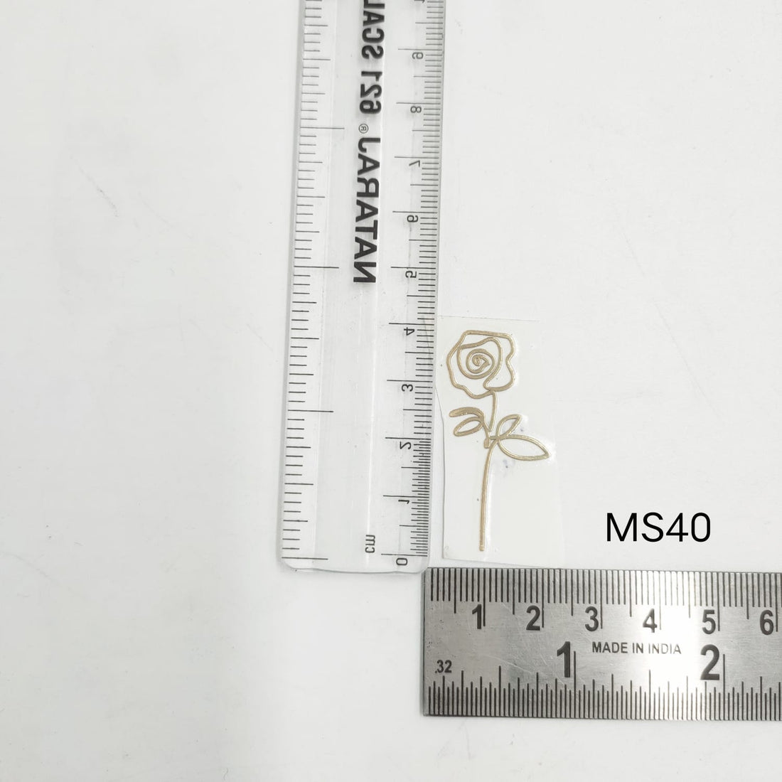 Metal sticker- Rose3