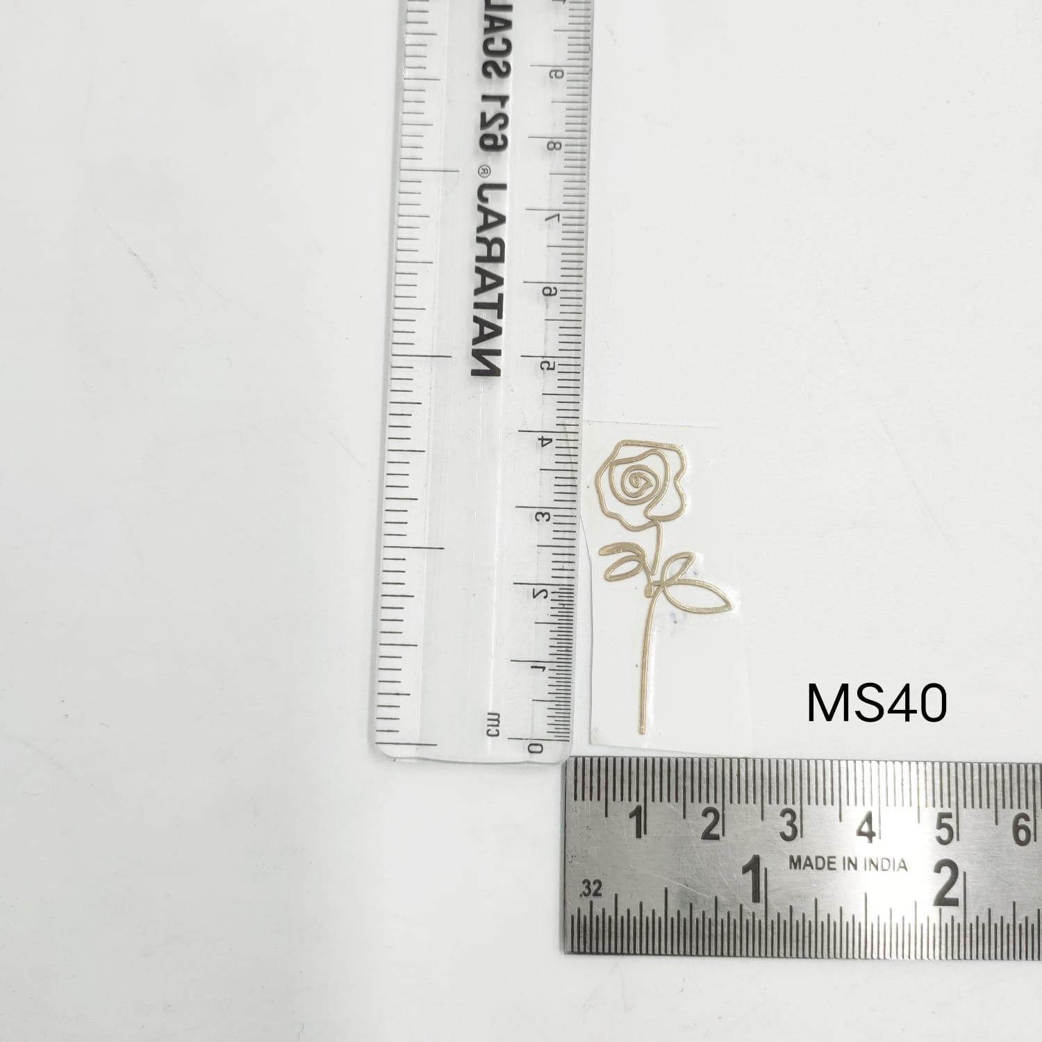 Metal sticker- Rose3