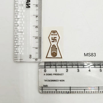 Metal sticker- Jain Logo - Small