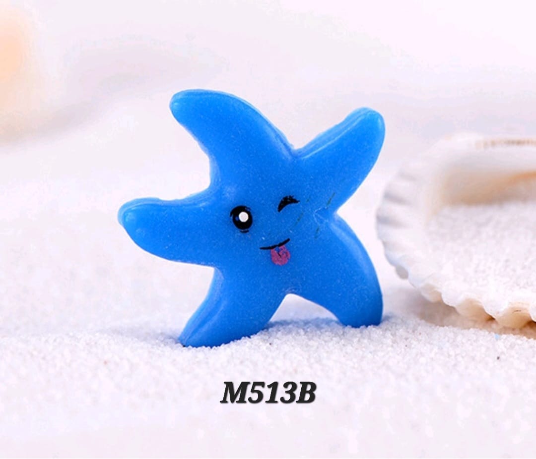 Miniature Winking Starfish blue[5 pcs]