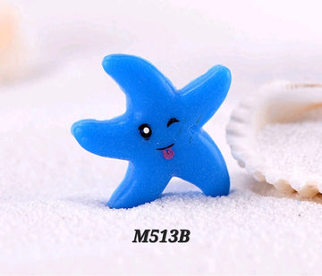 Miniature Winking Starfish blue[5 pcs]