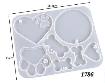 7 in 1 Dog Tag - Keychain & Pendant Mould