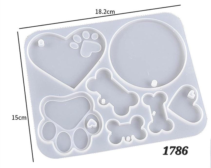 7 in 1 Dog Tag - Keychain & Pendant Mould