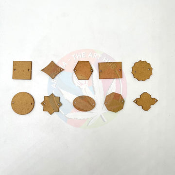 Transparent Acrylic  Bracelet And Rakhi Cutouts10 Pcs