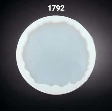 2" Agate Round Photo Keychain and Pendant Mould