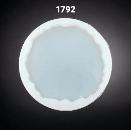 2" Agate Round Photo Keychain and Pendant Mould