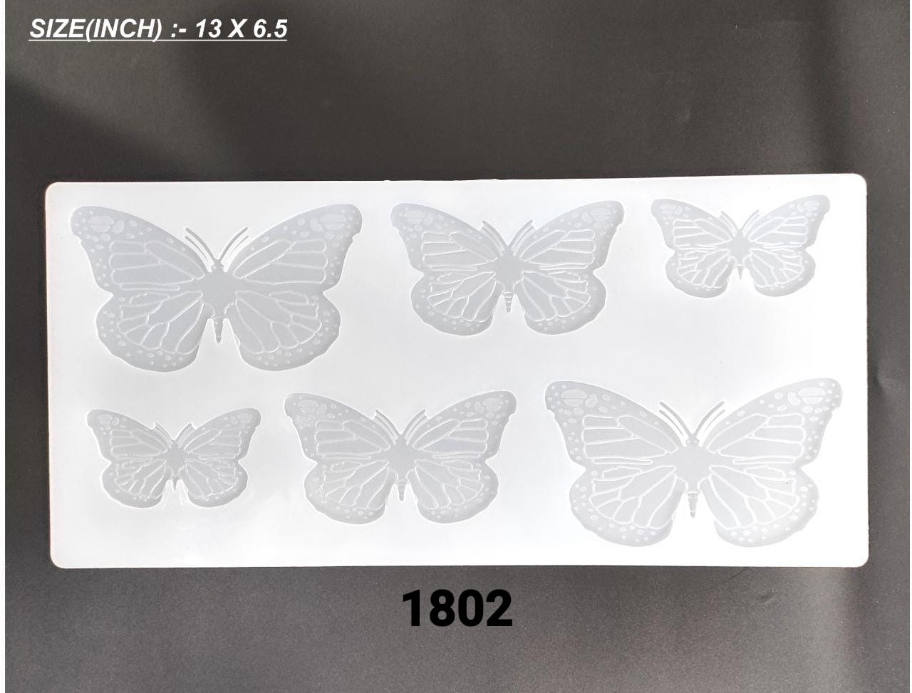 6 Cavity 3D Butterfly Mould