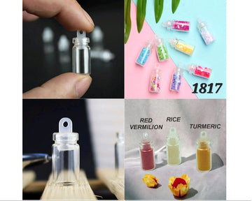 Glass Bottle With Lid [ 10 pc ]