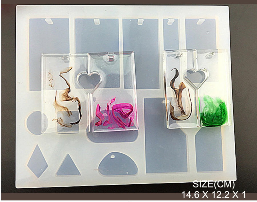 13 in 1 keychains Mould