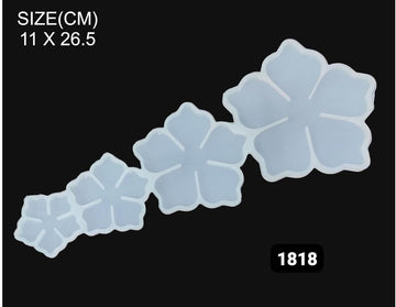 3D 4 IN 1, 5 Kali flower mould