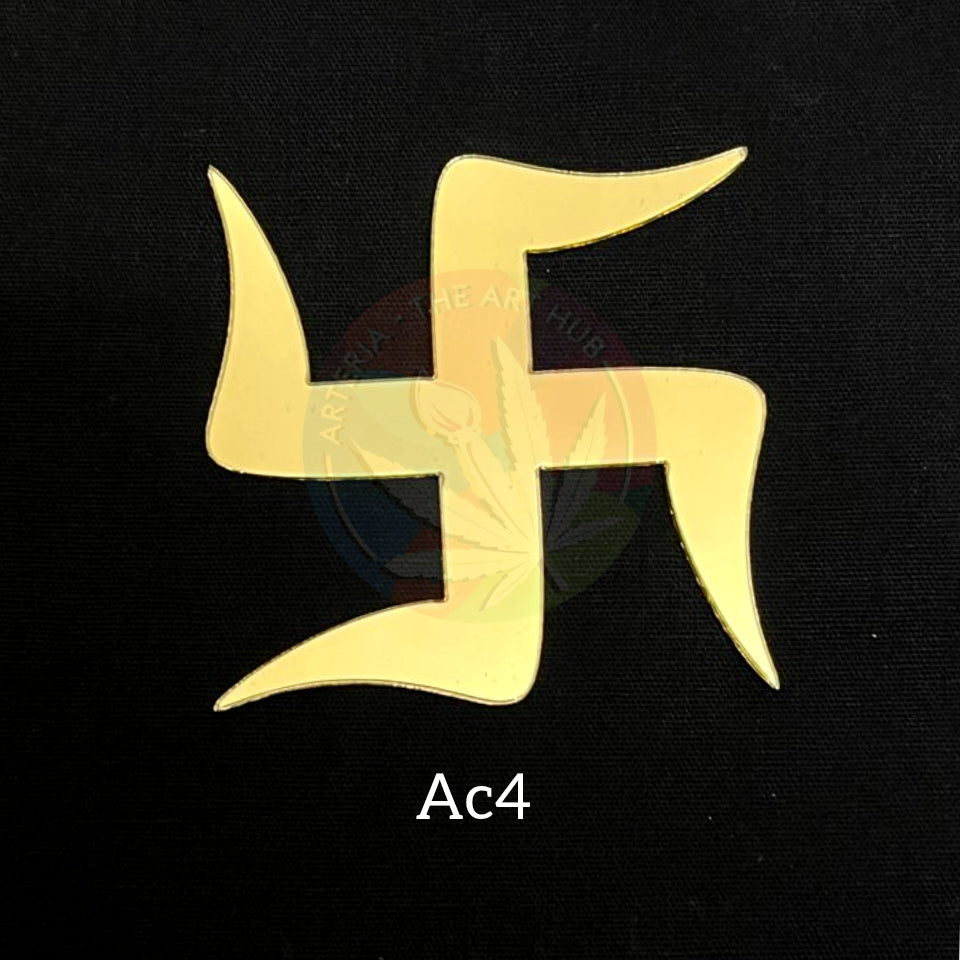 Acrylic Cutout - Swastik 2 Inch