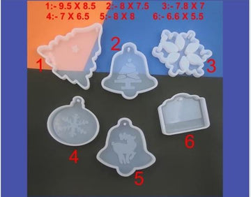 Christmas Ornaments- set of 6