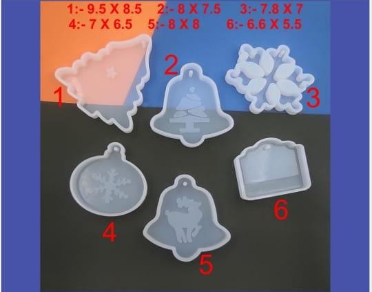 Christmas Ornaments- set of 6