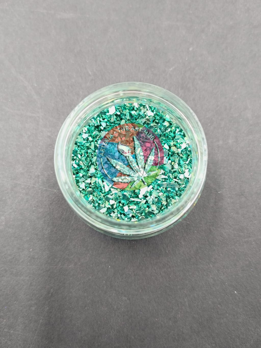Glass chips- small Sea Green