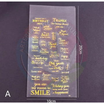 Stickers - Gratitude text