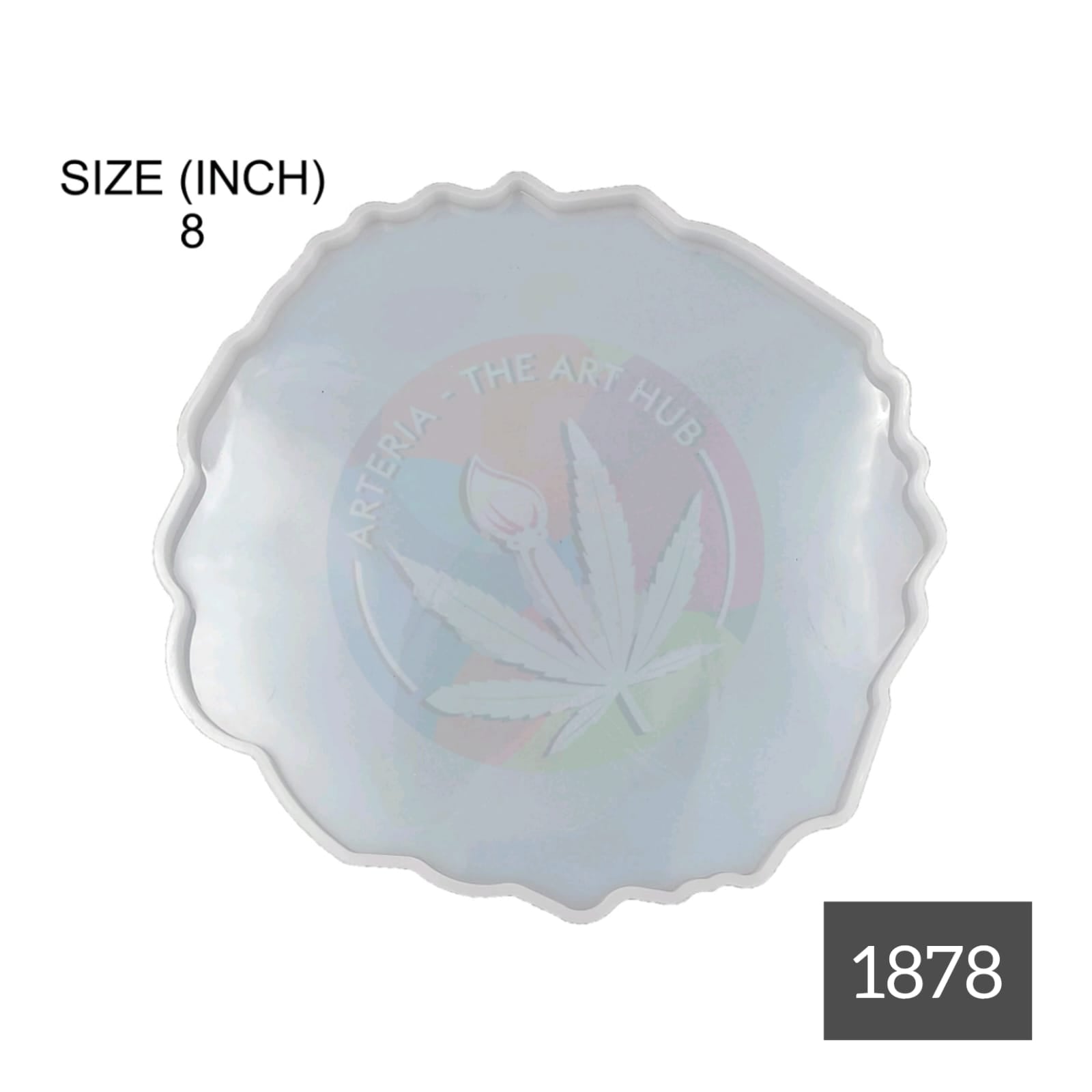 New Agate Tray Mould 8" [ light weight]