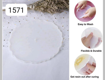 Agate clock mould 8 Inch