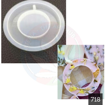 Keychain and wax Sachet  Mould - Round