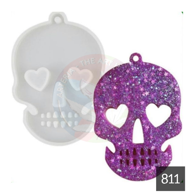 Keychain Mould - Skull